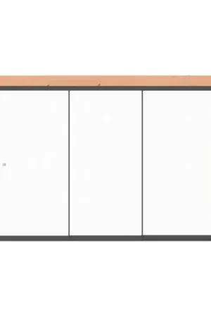 Direct Verzonden Glazen Schuifwand 300 x 250 cm 10 mm 3-delig